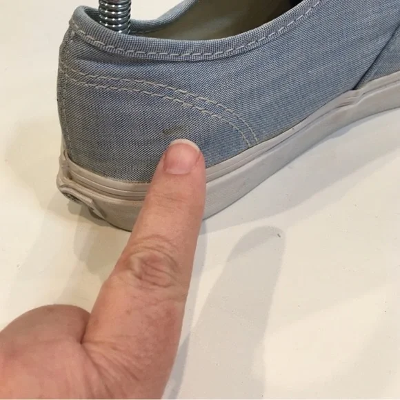 Vans | Light Blue Denim Canvas Sneaker - Picture 9 of 11